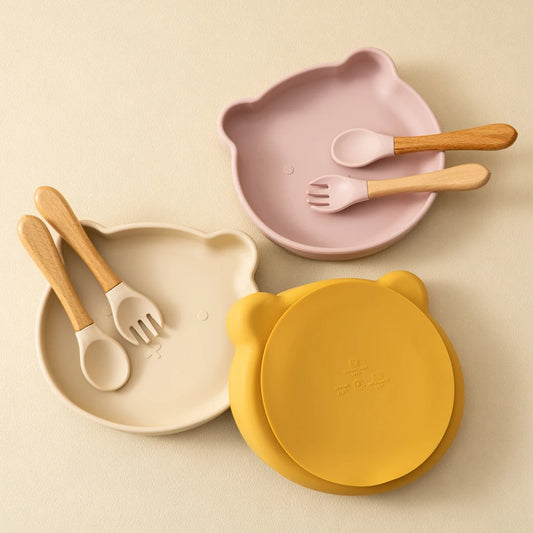 3-Piece Baby & Toddler Dinnerware Set